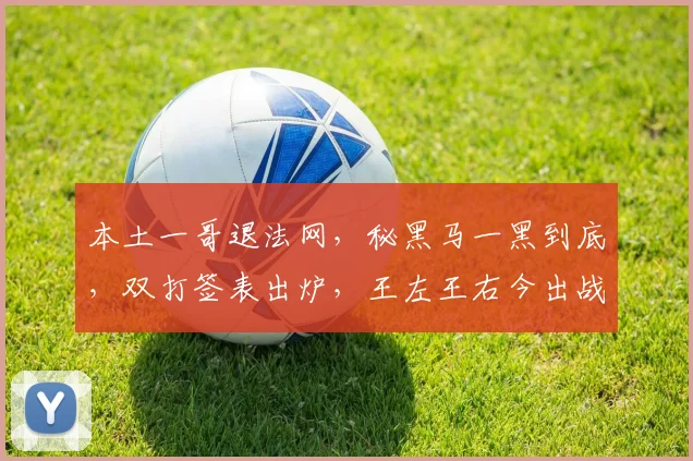 本土一哥退法网,秘黑马一黑到底,双打签表出炉,王左王右今出战